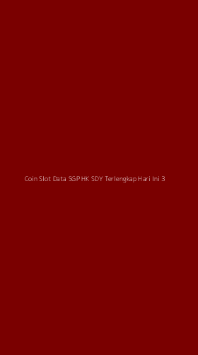 Tampilan Antarmuka Aplikasi Coin Slot Data Sgp Hk Sdy Terlengkap Hari Ini - 3