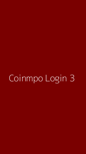 Tampilan Antarmuka Aplikasi Coinmpo Login - 3