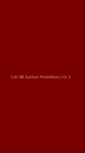 Tampilan Antarmuka Aplikasi Coki 88 Aplikasi Pendidikan Lite - 3