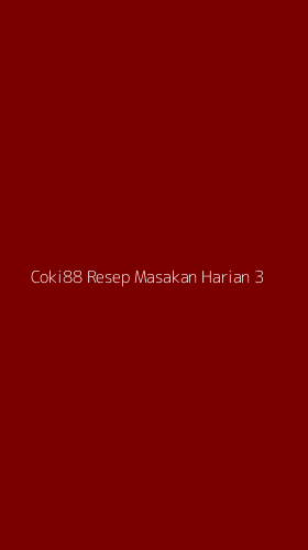 Tampilan Antarmuka Aplikasi Coki88 Resep Masakan Harian - 3