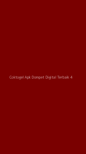 Tampilan Antarmuka Aplikasi Coktogel Apk Dompet Digital Terbaik - 4