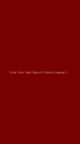 Tampilan Antarmuka Aplikasi Colok Situs Togel Deposit E Wallet Lengkap - 2