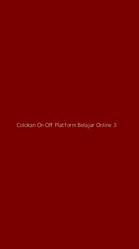 Tampilan Antarmuka Aplikasi Colokan On Off Platform Belajar Online - 3