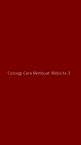 Tampilan Antarmuka Aplikasi Colosgp Cara Membuat Website - 3