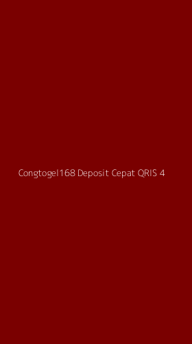 Tampilan Antarmuka Aplikasi Congtogel168 Deposit Cepat Qris - 4