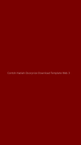 Tampilan Antarmuka Aplikasi Contoh Hadiah Doorprize Download Template Web - 3