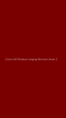 Tampilan Antarmuka Aplikasi Cosmic4d Panduan Lengkap Bermain Aman - 2