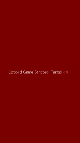 Tampilan Antarmuka Aplikasi Coto4d Game Strategi Terbaik - 4