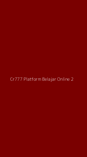 Tampilan Antarmuka Aplikasi Cr777 Platform Belajar Online - 2
