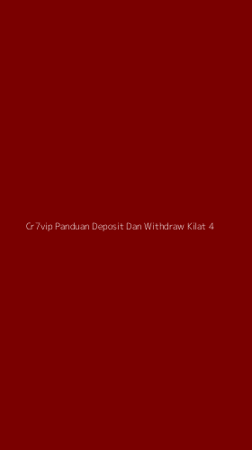Tampilan Antarmuka Aplikasi Cr7vip Panduan Deposit Dan Withdraw Kilat - 4