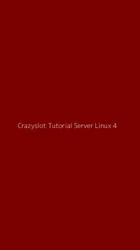 Tampilan Antarmuka Aplikasi Crazyslot Tutorial Server Linux - 4