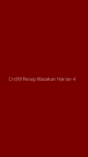 Tampilan Antarmuka Aplikasi Crs99 Resep Masakan Harian - 4