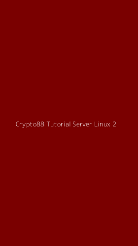 Tampilan Antarmuka Aplikasi Crypto88 Tutorial Server Linux - 2