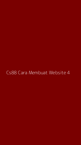 Tampilan Antarmuka Aplikasi Cs88 Cara Membuat Website - 4