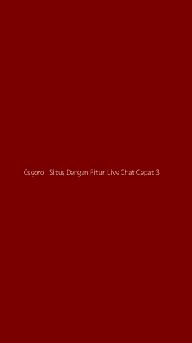 Tampilan Antarmuka Aplikasi Csgoroll Situs Dengan Fitur Live Chat Cepat - 3