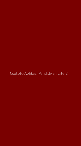 Tampilan Antarmuka Aplikasi Csototo Aplikasi Pendidikan Lite - 2