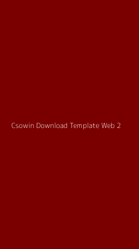 Tampilan Antarmuka Aplikasi Csowin Download Template Web - 2