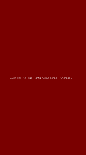 Tampilan Antarmuka Aplikasi Cuan Hoki Aplikasi Portal Game Terbaik Android - 3