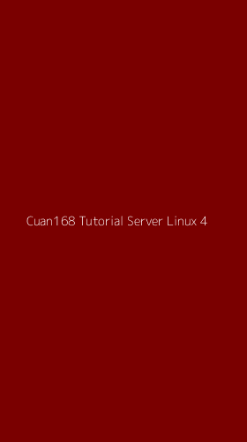 Tampilan Antarmuka Aplikasi Cuan168 Tutorial Server Linux - 4