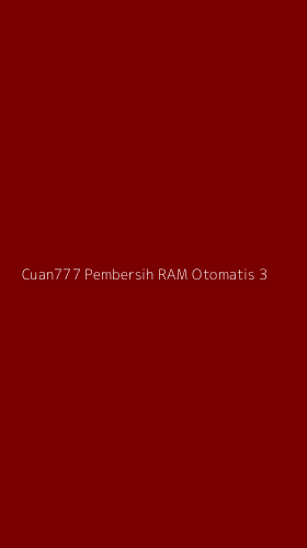 Tampilan Antarmuka Aplikasi Cuan777 Pembersih Ram Otomatis - 3
