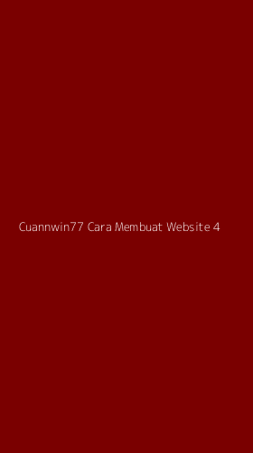 Tampilan Antarmuka Aplikasi Cuannwin77 Cara Membuat Website - 4