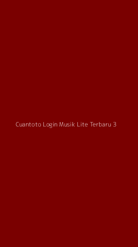 Tampilan Antarmuka Aplikasi Cuantoto Login Musik Lite Terbaru - 3