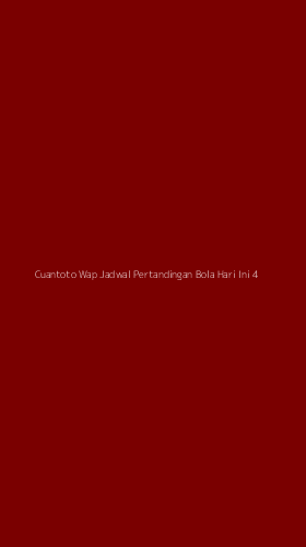 Tampilan Antarmuka Aplikasi Cuantoto Wap Jadwal Pertandingan Bola Hari Ini - 4