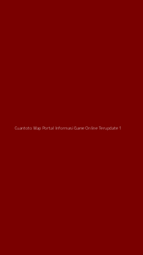 Tampilan Antarmuka Aplikasi Cuantoto Wap Portal Informasi Game Online Terupdate - 1