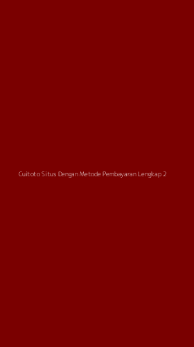 Tampilan Antarmuka Aplikasi Cuitoto Situs Dengan Metode Pembayaran Lengkap - 2