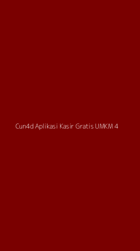 Tampilan Antarmuka Aplikasi Cun4d Aplikasi Kasir Gratis Umkm - 4