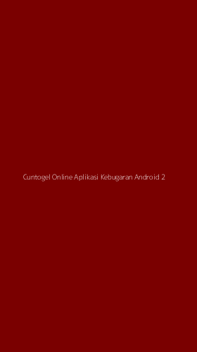 Tampilan Antarmuka Aplikasi Cuntogel Online Aplikasi Kebugaran Android - 2