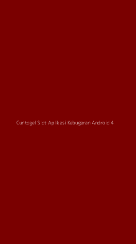 Tampilan Antarmuka Aplikasi Cuntogel Slot Aplikasi Kebugaran Android - 4