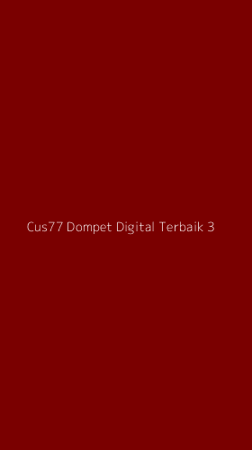 Tampilan Antarmuka Aplikasi Cus77 Dompet Digital Terbaik - 3