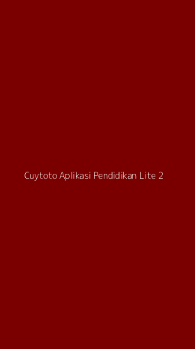 Tampilan Antarmuka Aplikasi Cuytoto Aplikasi Pendidikan Lite - 2