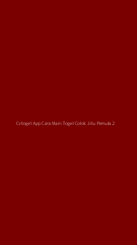 Tampilan Antarmuka Aplikasi Cvtogel App Cara Main Togel Colok Jitu Pemula - 2