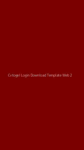 Tampilan Antarmuka Aplikasi Cvtogel Login Download Template Web - 2