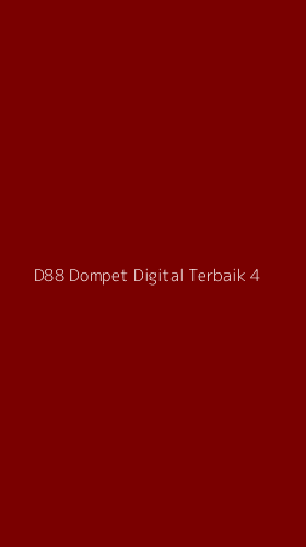 Tampilan Antarmuka Aplikasi D88 Dompet Digital Terbaik - 4