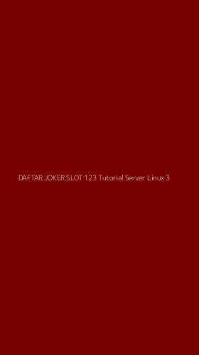 Tampilan Antarmuka Aplikasi Daftar Joker Slot 123 Tutorial Server Linux - 3