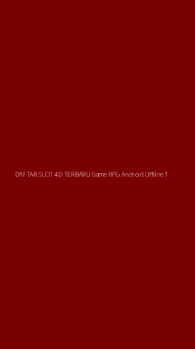 Tampilan Antarmuka Aplikasi Daftar Slot 4d Terbaru Game Rpg Android Offline - 1