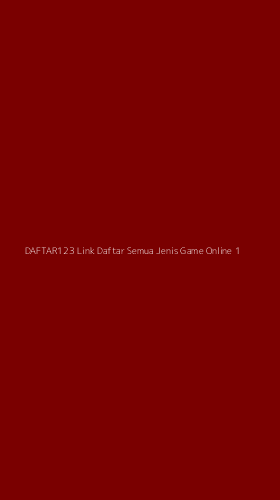 Tampilan Antarmuka Aplikasi Daftar123 Link Daftar Semua Jenis Game Online - 1