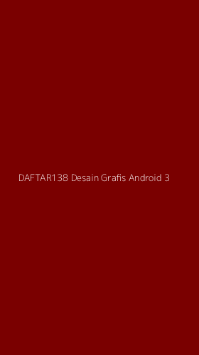 Tampilan Antarmuka Aplikasi Daftar138 Desain Grafis Android - 3