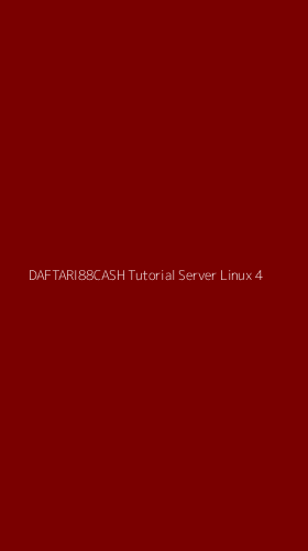 Tampilan Antarmuka Aplikasi Daftari88cash Tutorial Server Linux - 4