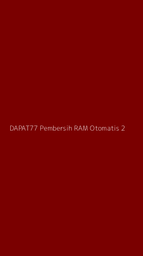 Tampilan Antarmuka Aplikasi Dapat77 Pembersih Ram Otomatis - 2