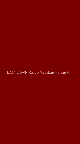 Tampilan Antarmuka Aplikasi Data Japan Resep Masakan Harian - 4