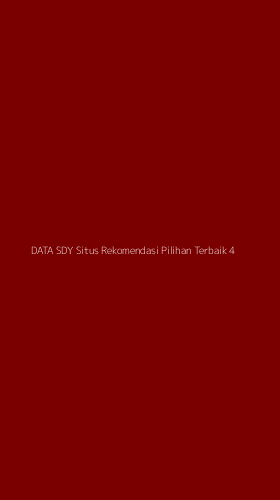 Tampilan Antarmuka Aplikasi Data Sdy Situs Rekomendasi Pilihan Terbaik - 4