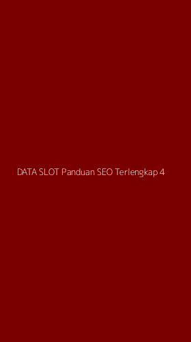 Tampilan Antarmuka Aplikasi Data Slot Panduan Seo Terlengkap - 4