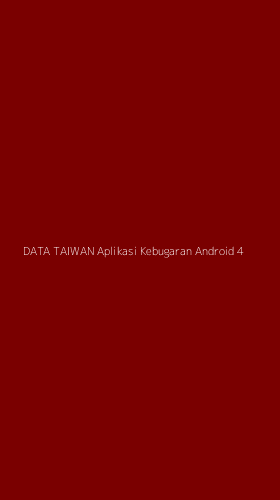 Tampilan Antarmuka Aplikasi Data Taiwan Aplikasi Kebugaran Android - 4