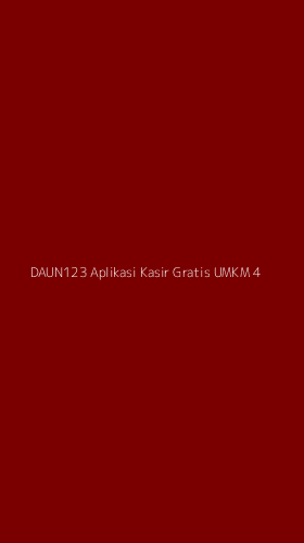 Tampilan Antarmuka Aplikasi Daun123 Aplikasi Kasir Gratis Umkm - 4