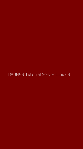 Tampilan Antarmuka Aplikasi Daun99 Tutorial Server Linux - 3