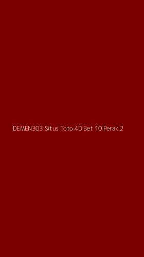 Tampilan Antarmuka Aplikasi Demen303 Situs Toto 4d Bet 10 Perak - 2